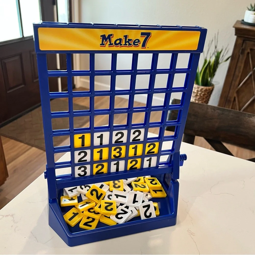 Pressman Make 7 The Think Ahead Number Game